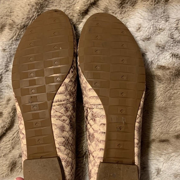 COPY - EUC Kate Spade snakeskin print flats size 10 - Picture 8 of 8